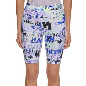 NWT - Calvin Klein Ladies Bike Shorts Performance High Waist w/ Pocket - XS